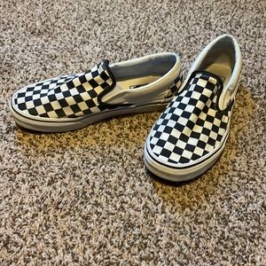 VANS checkered shoes